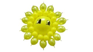 Солнце из воздушных шаров