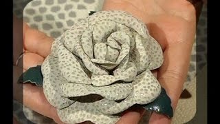 Делаем брошь в технике жареная кожа. Мастер класс. Наташа Фохтина