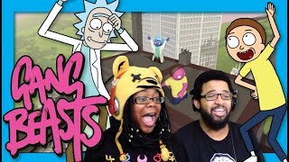 RICK AND MORTY BATTLE | GANG BEASTS GAMEPLAY