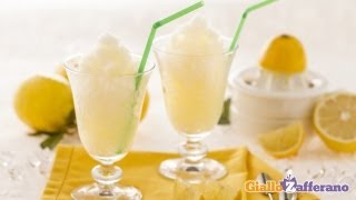Lemon granita - Italian recipe