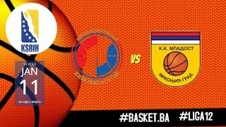LIVE I HKK Zrinjski vs KK Mladost  ◙ LIGA 12 KSBIH ◙ 14 KOLO ◙ 2019/2020