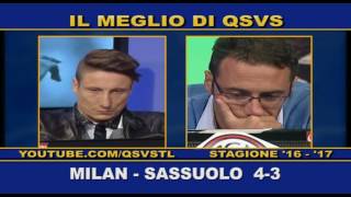QSVS - I GOL DI MILAN - SASSUOLO 4-3 TELELOMBARDIA / TOP CALCIO 24