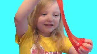 Суперлипкий покупной лизун. Slime. Видео для детей. Video for kids.