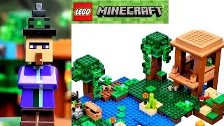 LEGO Minecraft 21133 Хижина ведьмы Обзор видео Лего Майнкрафт 2017