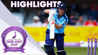 Yorkshire v Essex - Royal London One-Day Cup 2018 Highlights