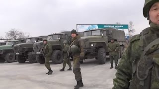 Ukraine War - Russian military forces in Crimea Ukraine