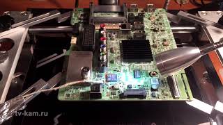Ремонт телевизора SAMSUNG UE22H5600AK Перезагрузка на логотипе