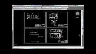 Архитектурно строительный чертеж в AutoCAD