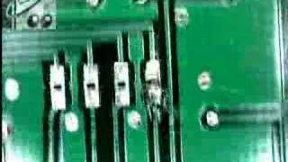soldering はんだ付け 1608のチップ抵抗