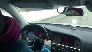 девочка на ауди