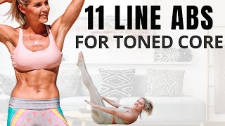 11 LINE ABS - get a toned core | Rebecca Louise