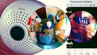 ЛАМПОЧКА-КАМЕРА 360°. ОХРАНЯЕТ МОЙ ДОМ. АЛИ / AliExpress