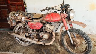 Old Soviet Motorcycle MINSK Restoration | Disassemble # 1