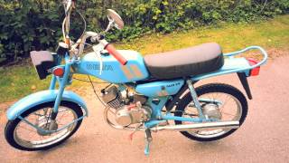 Мопед Дельта Рига 24. Рмз 24. Саркана звайгзне. Moped Delta Riga 24. V-501m. Sarkana zvaigzne.