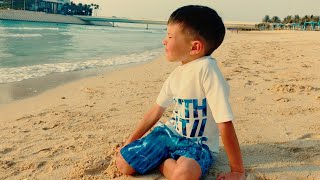 Funny day on holidays in Dubai