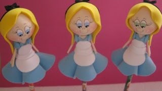 FOFULAPIZ ALICIA PRINCESAS DE DISNEY EN FOAMY O GOMAEVA CON MOLDES