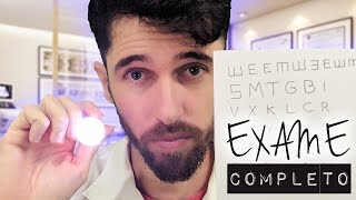 40 Minutos de Exames de Nervos Cranianos - ASMR LONGO e INTENSO [Roleplay]