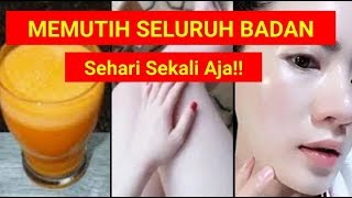 MINUMAN YANG BIKIN KULIT PUTIH GLOWING PERMANEN!! AUTO PUTIH GA PAKE RIBET!!