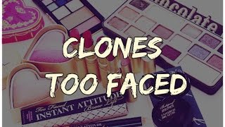 CLONES/DUPES TOO FACED || CHOCOLATE BAR || PINK MUSTACHE