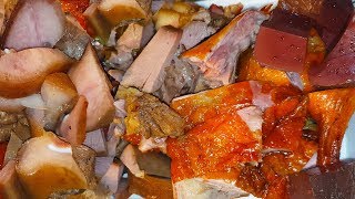 Phnom Penh Most Popular Street Chopped Meat, Cambodian Street Food