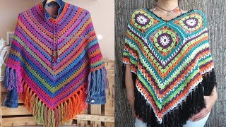 TEJIDOS A CROCHET -- ABRIGOS PARA DAMAS