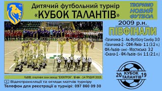 "КУБОК ТАЛАНТІВ" 2019. 1/2 фіналу Діти 2009 р.н. 14.12.2019 р.