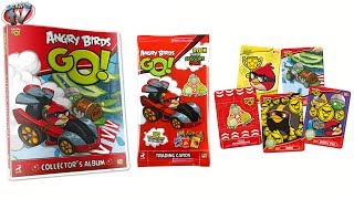 Angry Birds GO! Trading Cards Binder Starter Pack Review & Pack Opening, Giromax