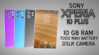 NEW XPERIA 10 PLUS concept  | 10 gb RAM and 7000 mah battery with ultra slime design.