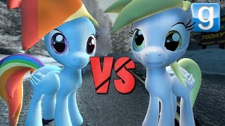 THE PONY BATTLE!!! | Gmod Hide and Seek Brawl