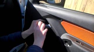 Снятие обшивки передней двери Лада Калина Кросс(Lada Kalina Cross)