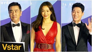 다시 만난 '극한직업' 형사님들 류승룡-이하늬-진선규의 넘치는 '포스' (2019 백상예술대상 레드카펫)