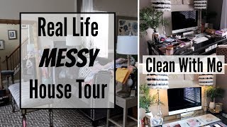 ? Glam Home ? Messy House Tour | Spring Cleaning In Progress | Clean With Me
