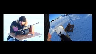 Пневматика # Стреляем целясь через зеркало!