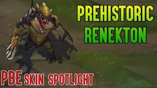 PREHISTORIC RENEKTON - NEW SKIN | LUSOR SKIN SPOTLIGHT (PBE)