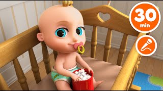 Джони Джони | Johny Johny Yes Papa | Детские песенки + Караоке ? Сборник