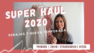 SUPER HAUL REBAJAS 2020! ?️ (Shein, Primark, Sfera, Stradivarius, H&M...)