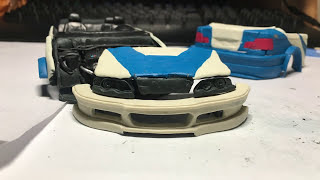 BMW из NFS, слепил из пластилина, своими руками