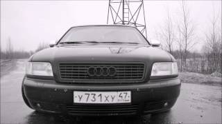 audi s8 d2 черный мат,ремонт и тюнинг подвески