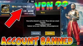 HOW TO BAN YOUR ACCOUNT IN PUBG MOBILE | IS VPN TRICKS RESULT IN BAN IN PUBG MOBILE ACCOUNT