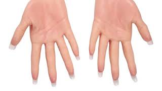 Simulated Skin Artificial Silicone Hand Glove Cover Scars Silicone Female Hand For Man Crossdresser