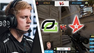 k0nfig УНИЧТОЖИЛ АСТРАЛИС С AWP МАТЧ НА ВЫЛЕТ! Astralis vs  OpTic   ESL ONE New York