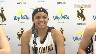 Wyoming Cowgirls Post-Game Press Conference 2-27-16