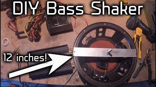 Bass shaker DIY !!
