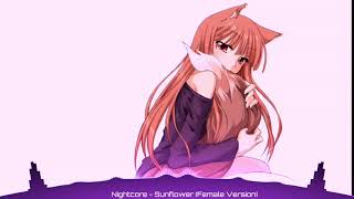 Nightcore - Sunflower (Female Version)