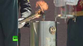 Частицы Вечного огня отправились из Москвы в регионы
