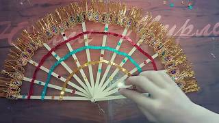 DIY Веер СВОИМИ РУКАМИ _Из палочек _ Декор //ЮЛили Мурли //