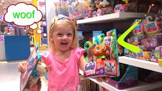 Princess Alisa plays with a toy BINGO dog | BINGO kids song