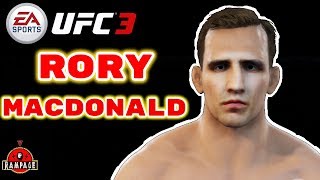 How to Create Rory MacDonald (CAF) !! Tuto Create a Fighter - EA Sports UFC 3
