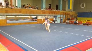 Спортивная акробатика. Чемпионат Украины 2014. Винница. Женская пара