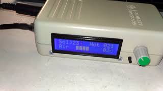 Самодельная паяльная станция с феном на atmega8 и индикатором 1602